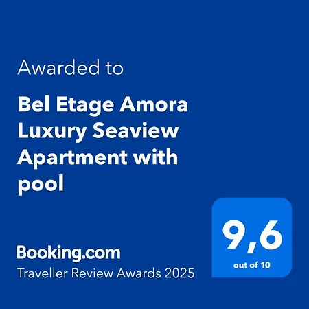 Bel Etage Amora Luxury Seaview With Pool Lejlighed *