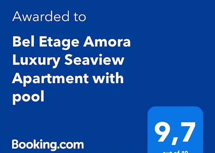 Bel Etage Amora Luxury Seaview With Pool Apartment
