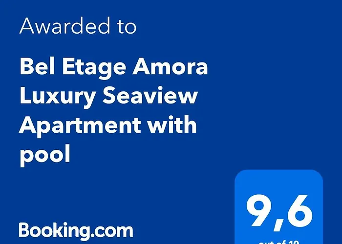 Bel Etage Amora Luxury Seaview With Pool Apartment *